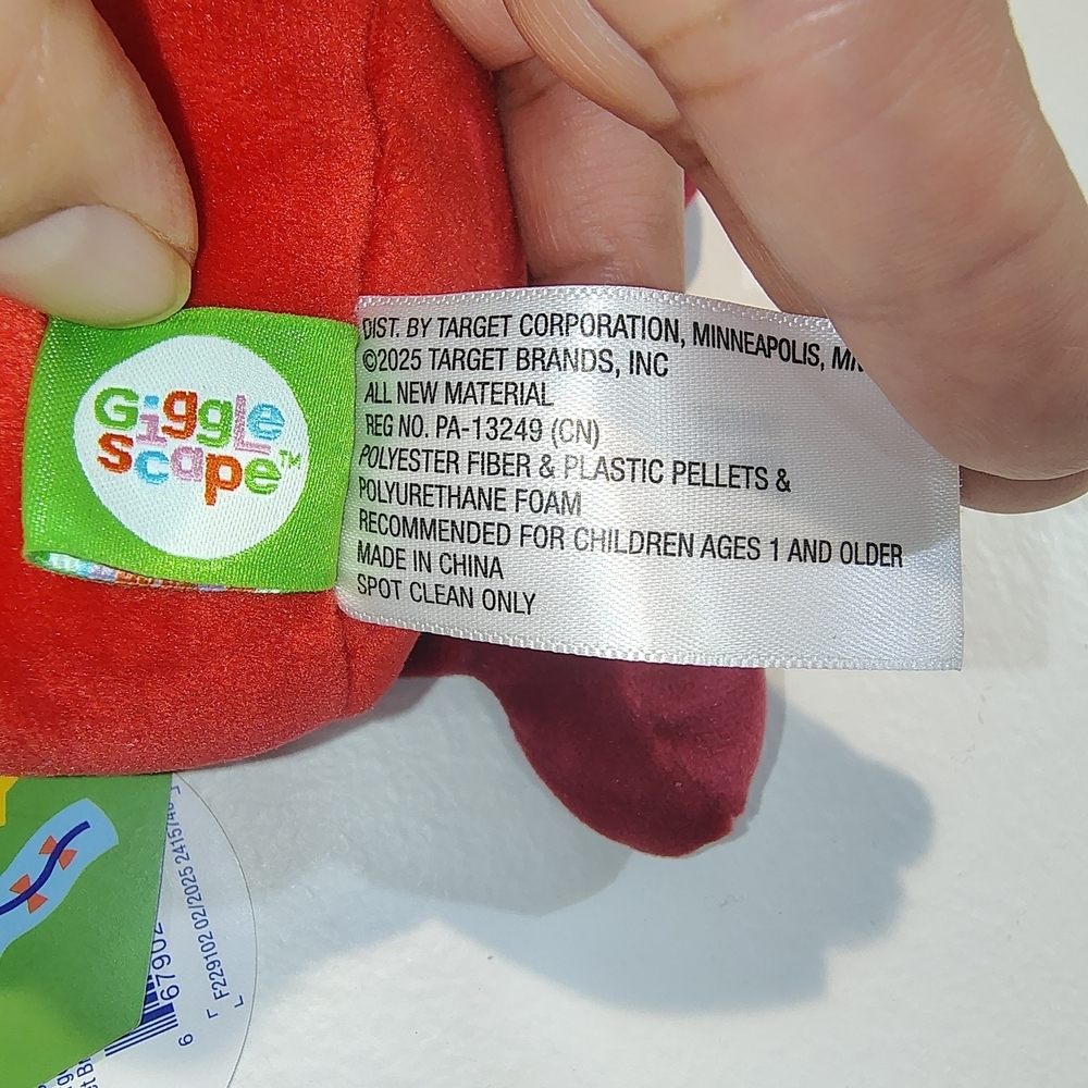 Giggle Scape 9” Tomato Sauce Ketchup Catsup Plush Happy Soft Toy 1Y - Picture 5 of 7